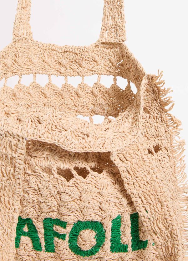 Seafolly Women Logo Woven Tote ZZ6BL768 Accessories Natural