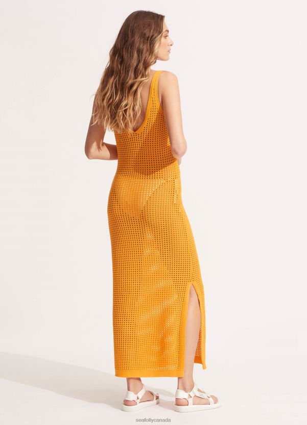 Seafolly Women Byron Knit Dress ZZ6BL650 Clothes Rockmelon