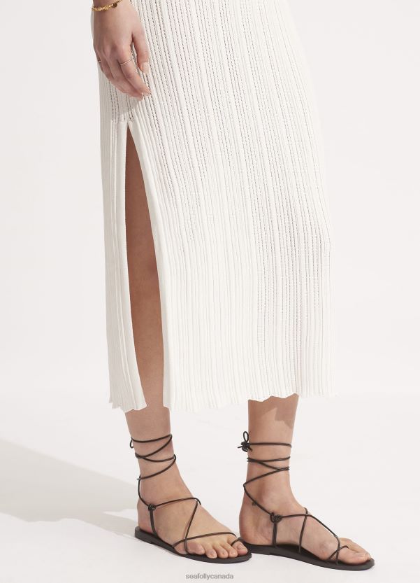 Seafolly Women Crochet Knit Dress ZZ6BL661 Clothes White