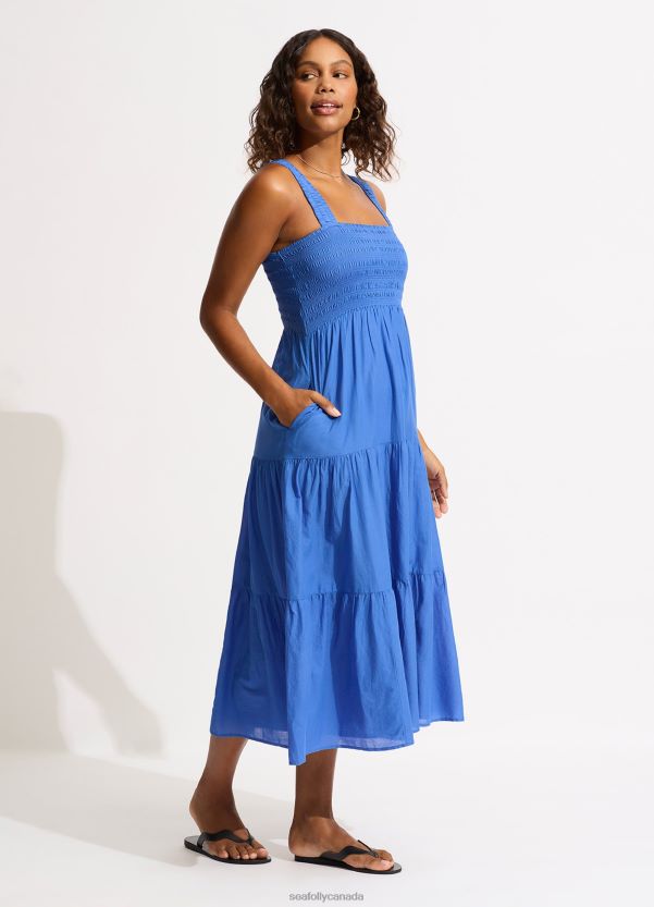 Seafolly Women Faithful Midi ZZ6BL667 Clothes Azure