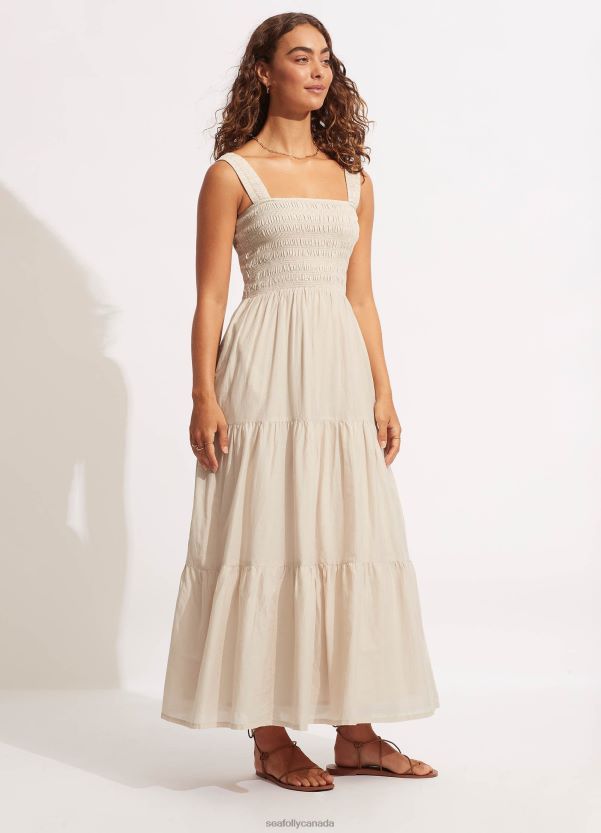 Seafolly Women Faithful Midi ZZ6BL670 Clothes Natural