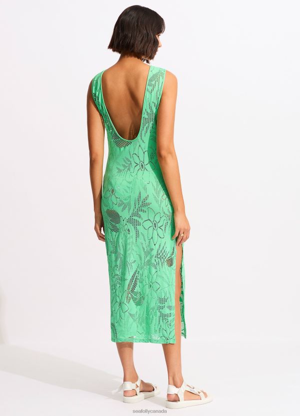 Seafolly Women Islands Cover Up ZZ6BL668 Clothes Mint