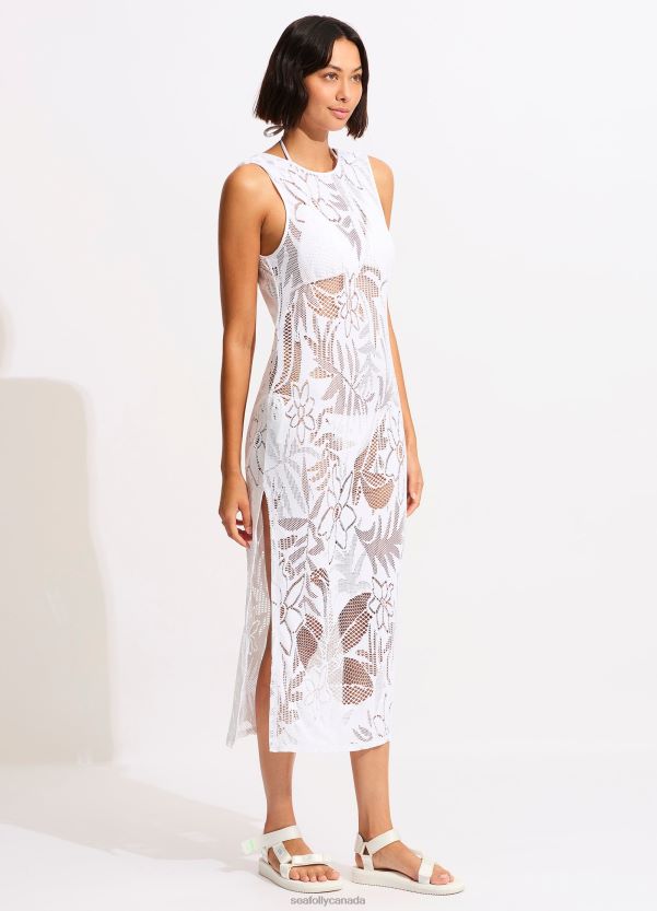 Seafolly Women Islands Cover Up ZZ6BL671 Clothes White