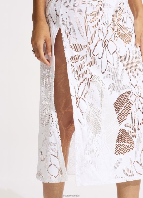 Seafolly Women Islands Cover Up ZZ6BL671 Clothes White