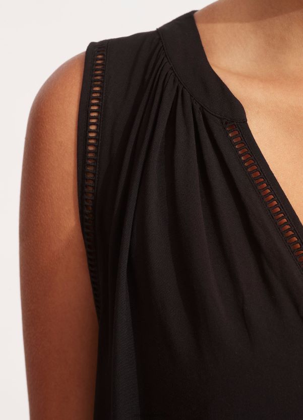Seafolly Women Ladder Detail Dress ZZ6BL678 Clothes Black