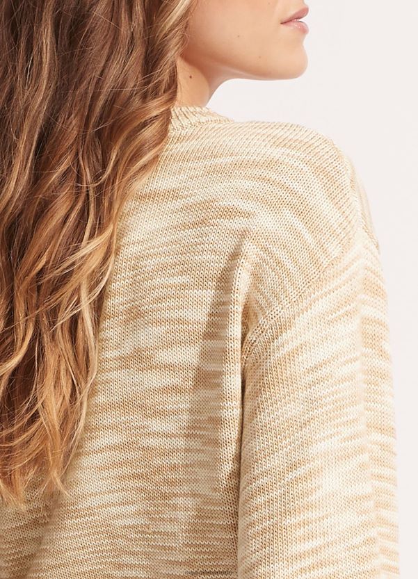 Seafolly Women Marl Knit Jumper ZZ6BL644 Clothes Sand