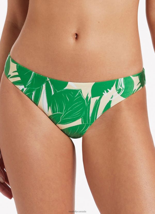 Seafolly Women Floreale Hipster Pant ZZ6BL495 Swimwear Green