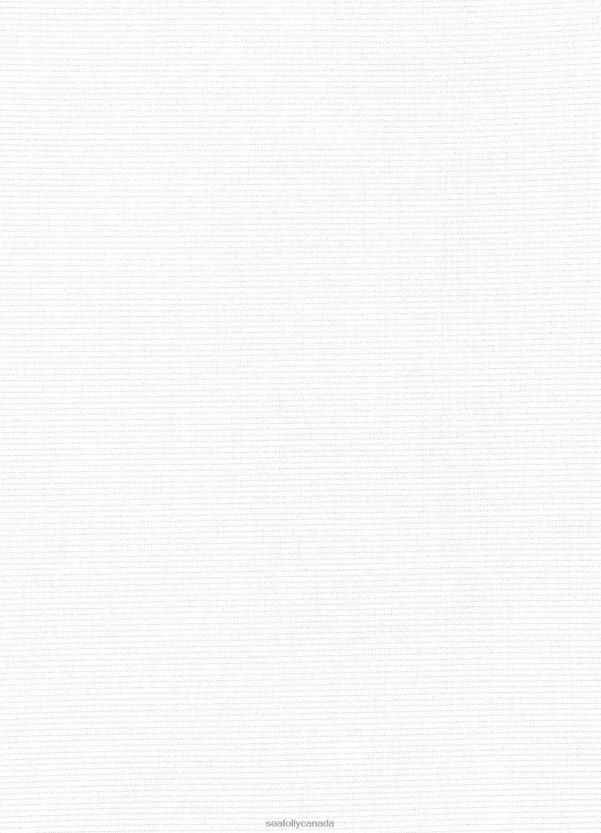 Seafolly Women Isla Rib Belted High Waisted Bikini Bottom ZZ6BL412 Swimwear Cream