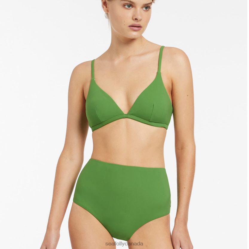 Seafolly Women Jetset Full Coverage Pant ZZ6BL470 Swimwear Palm