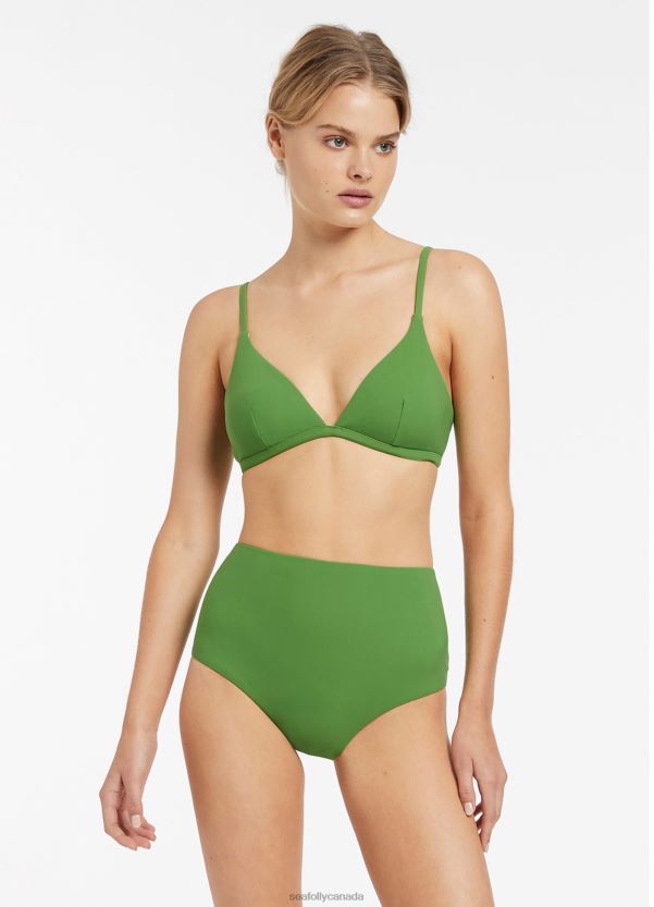 Seafolly Women Jetset Full Coverage Pant ZZ6BL470 Swimwear Palm