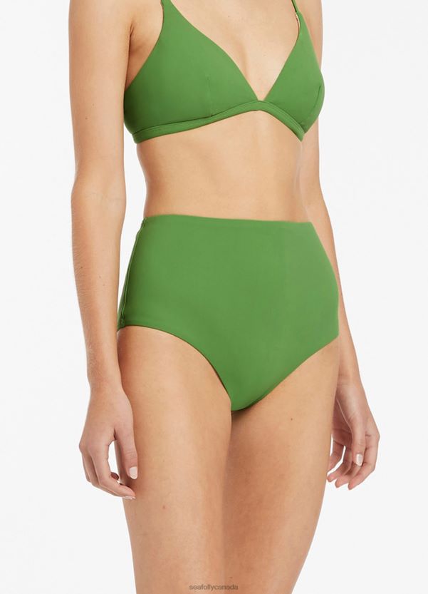 Seafolly Women Jetset Full Coverage Pant ZZ6BL470 Swimwear Palm
