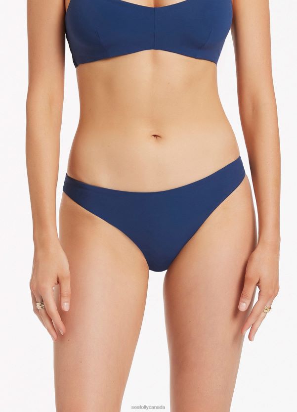 Seafolly Women Jetset Hipster Pant ZZ6BL475 Swimwear Pacific Blue