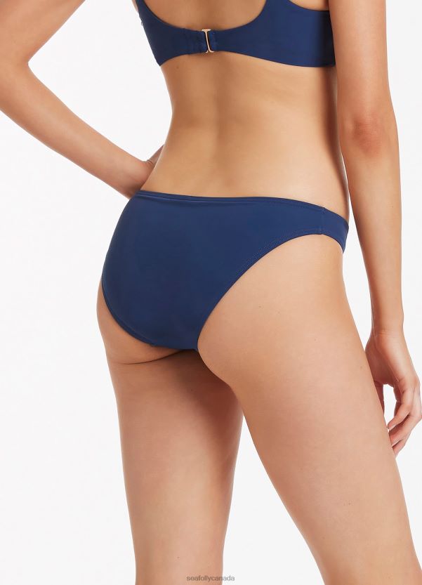 Seafolly Women Jetset Hipster Pant ZZ6BL475 Swimwear Pacific Blue