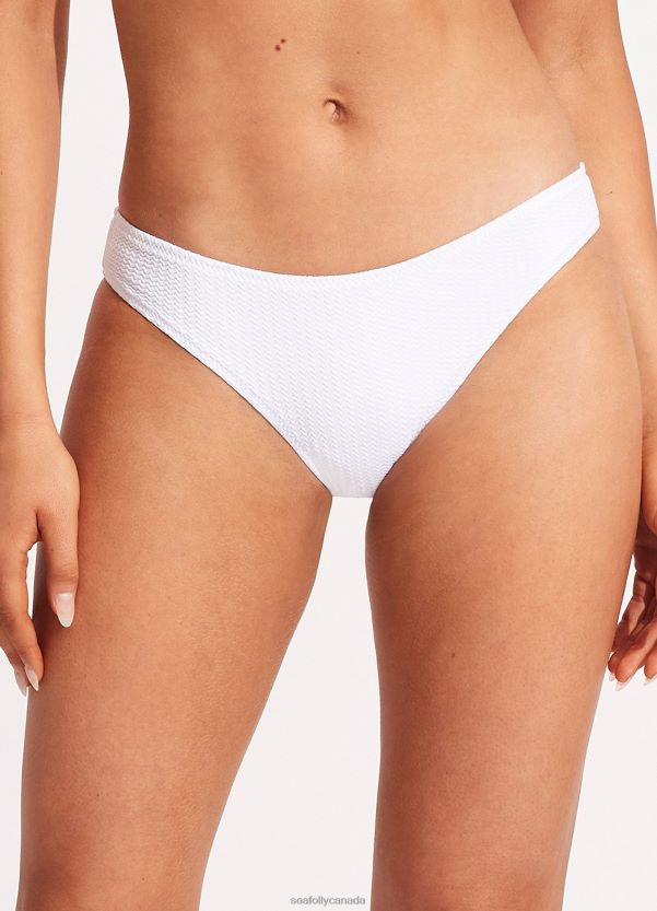 Seafolly Women Sea Dive Hipster Pant ZZ6BL255 Swimwear White