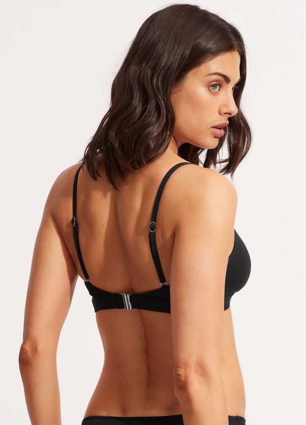 Seafolly Women Collective Hybrid Bralette ZZ6BL196 Swimwear Black