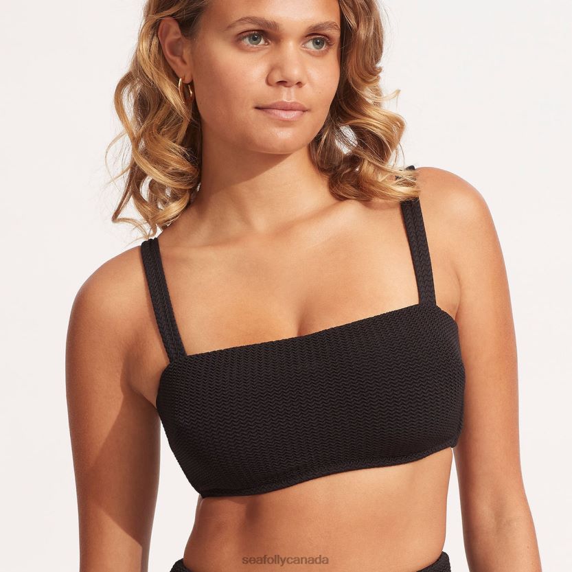 Seafolly Women Sea Dive Dd Tank Bra ZZ6BL267 Swimwear Black