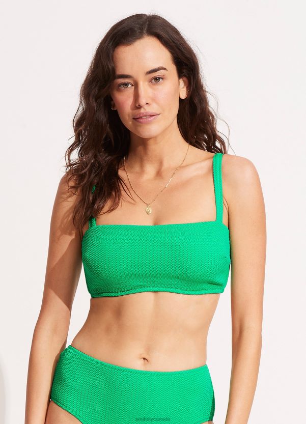 Seafolly Women Sea Dive Dd Tank Bra ZZ6BL270 Swimwear Jade