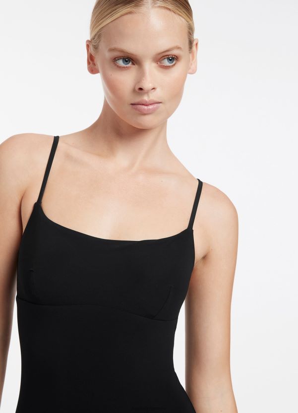 Seafolly Women Jetset Tank One Piece ZZ6BL96 Swimwear Black