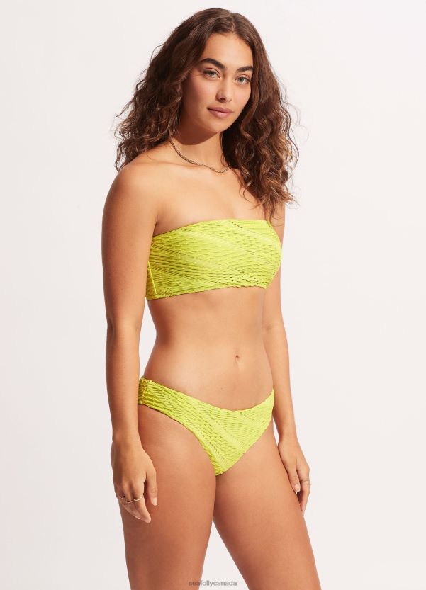 Seafolly Women Marrakesh Tube Top ZZ6BL570 Swimwear Wild Lime