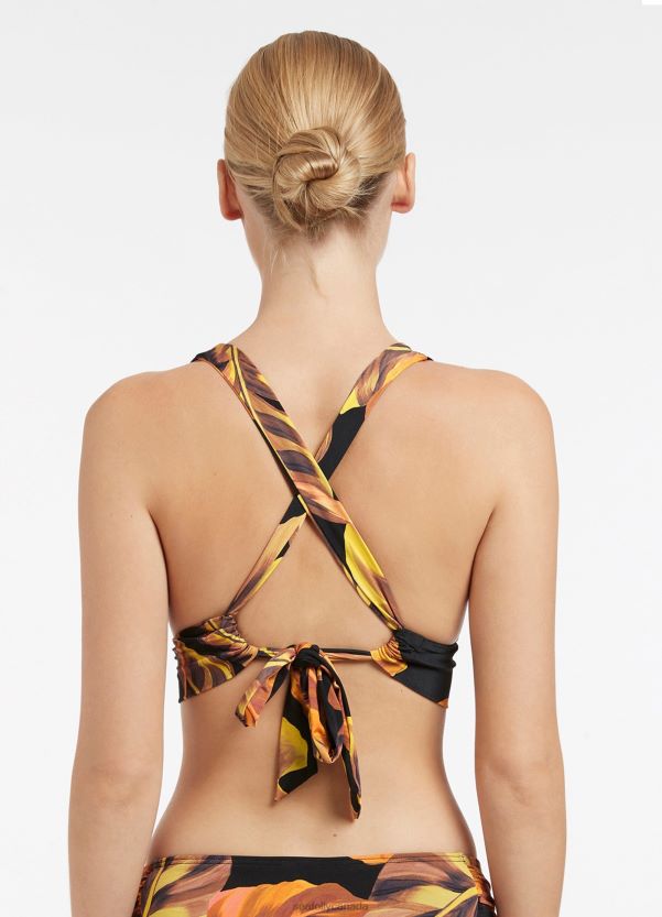 Seafolly Women Palmas Soft Tri Top ZZ6BL622 Swimwear Black