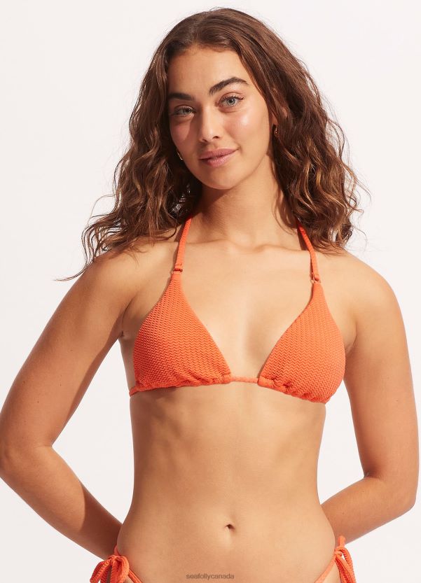 Seafolly Women Sea Dive Slide Tri ZZ6BL510 Swimwear Mandarin